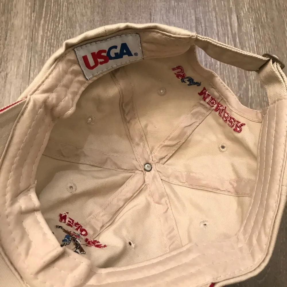 US Open Bethpage Black Golf 2009 USGA Member Adjustable Strapback Hat Adult OSFA